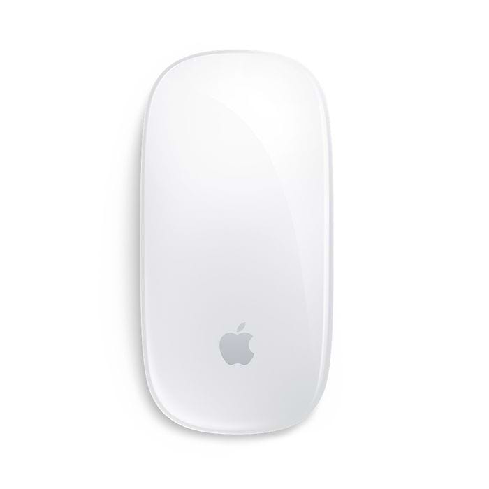 עכבר אלחוטי Apple Magic Mouse 2021 - White Multi-Touch Surface - צבע לבן שנה אחריות עי היבואן הרשמי