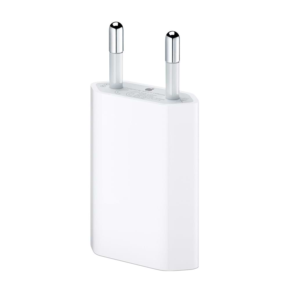 شاحن Apple 5W USB Power Adapter - لون أبيض ضمان لمدة عام من قبل المستورد الرسمي