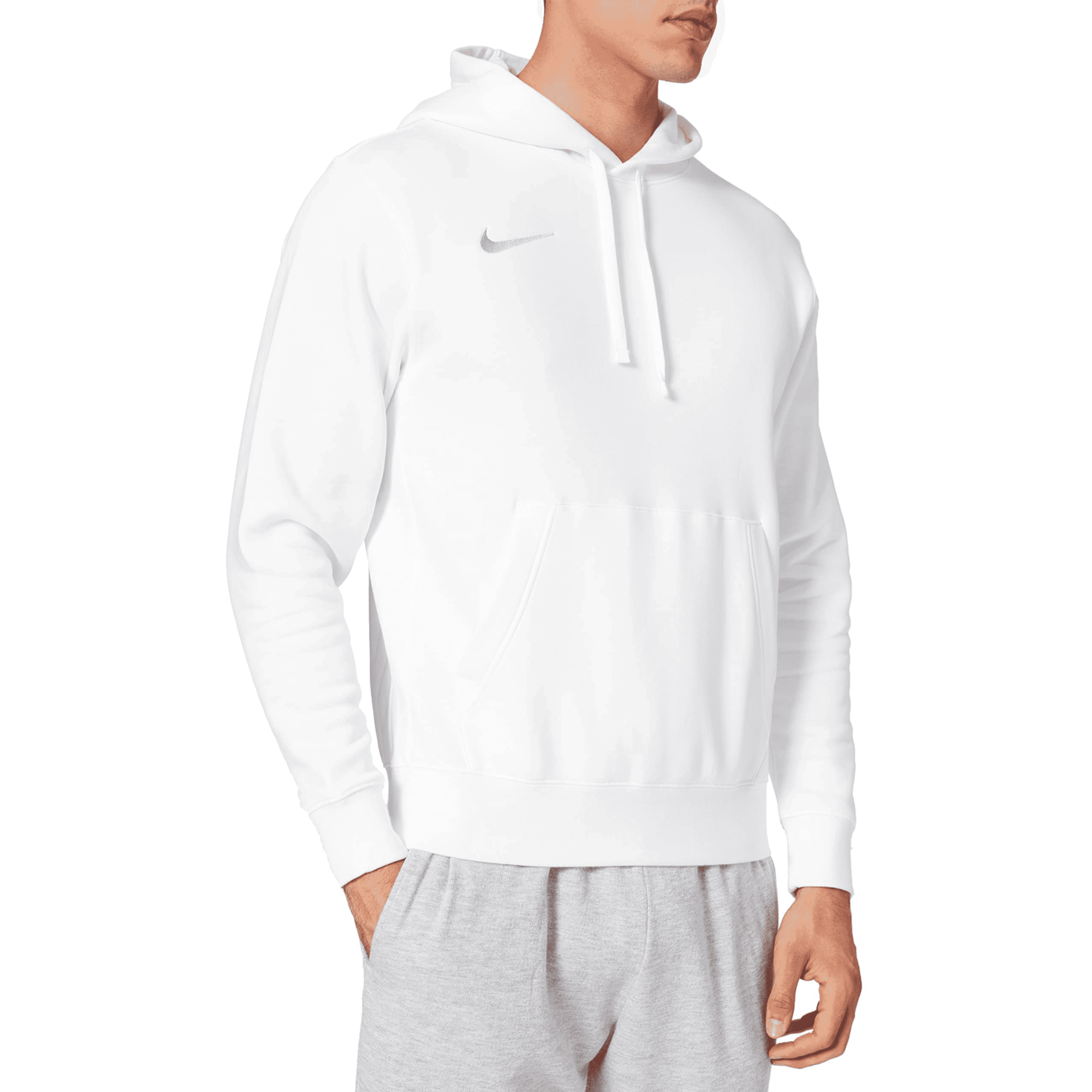 קפוצ'ון לגברים מידה L דגם Nike Team Club 20 - צבע לבן- יבואן מקביל