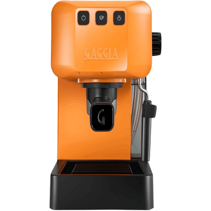  מכונת קפה ידנית עם בקר Gaggia EG2109 PID - צבע כתום שנה אחריות עי היבואן הרשמי 