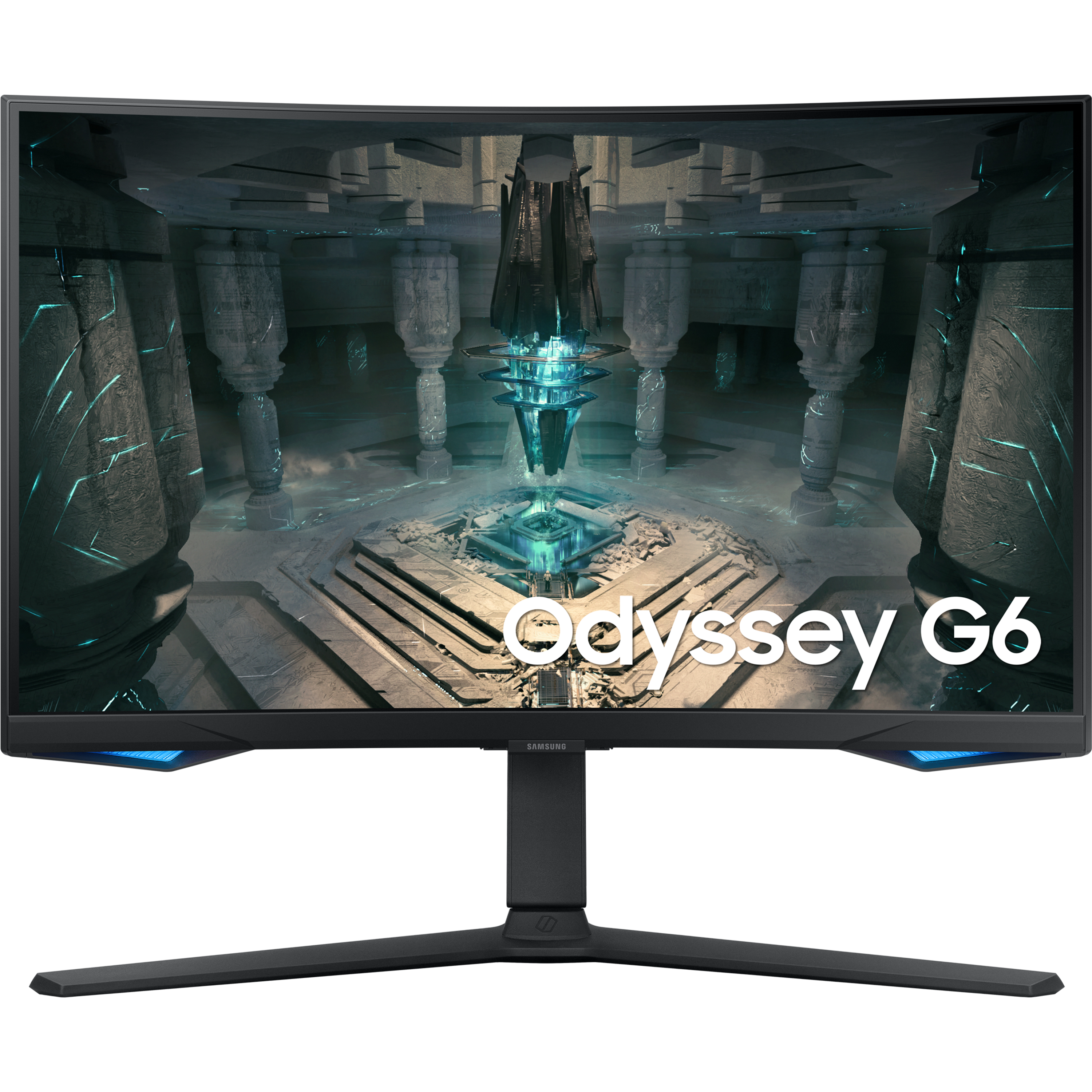 מסך מחשב גיימינג קעור 27'' Samsung Odyssey G6 S27BG650EM WQHD VA 240Hz FreeSync Premium Pro 1ms - צבע שחור שלוש שנות אחריות ע