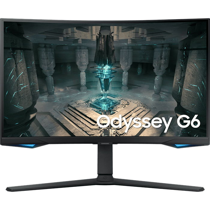 מסך מחשב גיימינג קעור 27'' Samsung Odyssey G6 S27BG650EM WQHD VA 240Hz FreeSync Premium Pro 1ms - צבע שחור שלוש שנות אחריות עי היבואן הרשמי