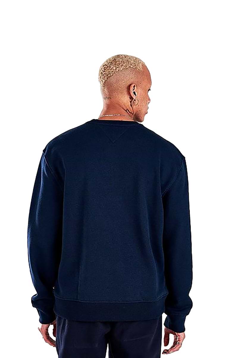 סווטשרט לגבר דגם Tj Beckham מידה XXL צבע כחול Tommy Hilfiger- יבואן מקביל