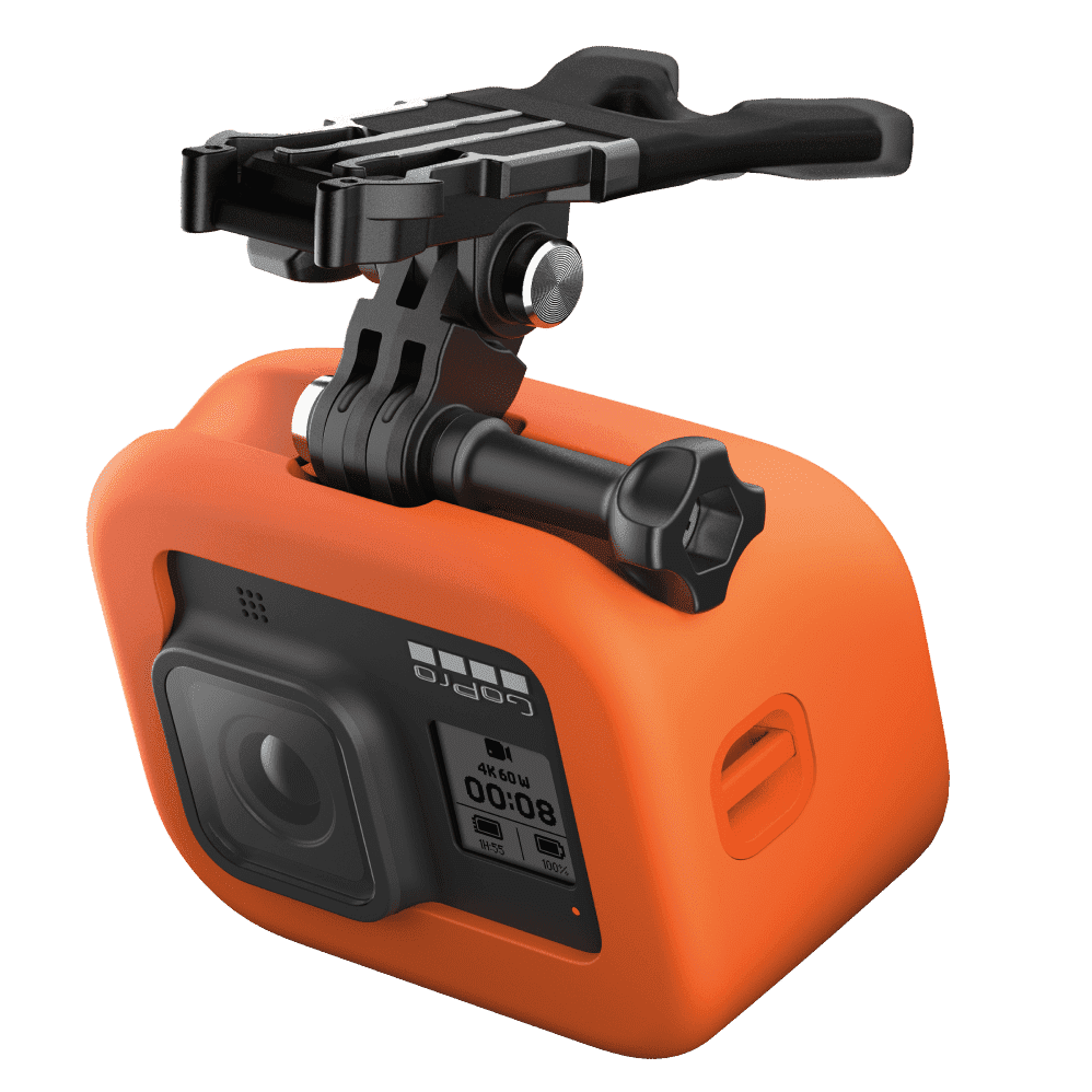 נשכן ומצוף GoPro Bite Mouth Mount & Floaty HERO8 - لون أسود וبرتقالي ضمان سنتين ע