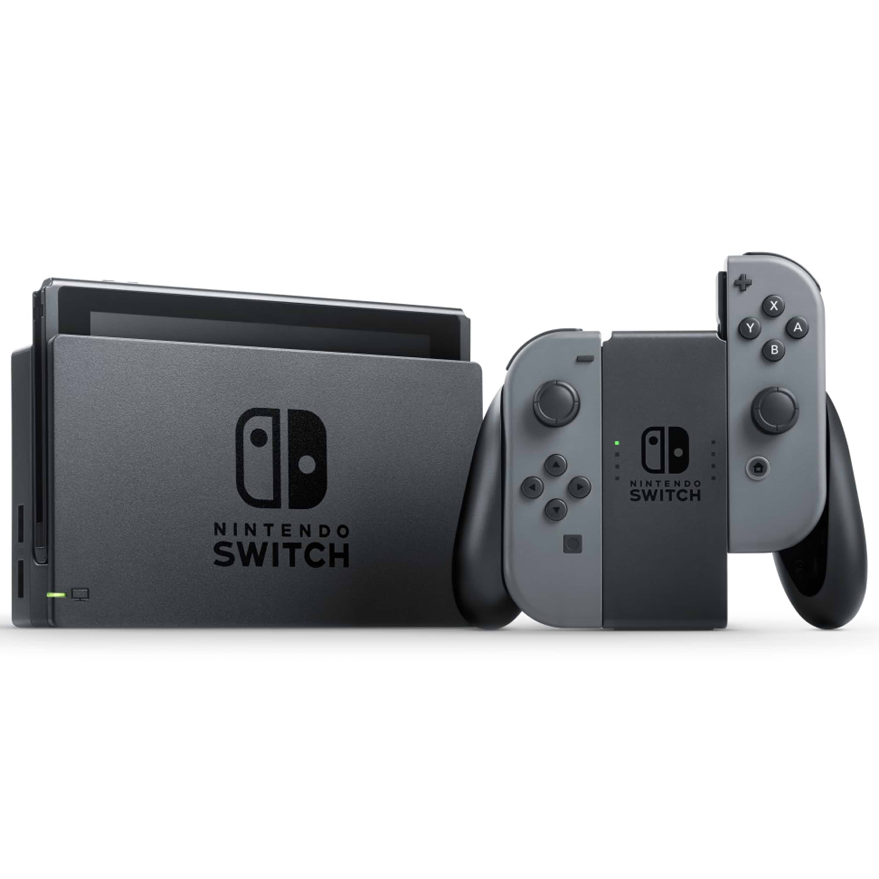 קונסולות لعبة Nintendo Switch V2 32GB مع ג'וי-קון رماديים - ضمان لمدة عام من قبل المستورد الرسمي