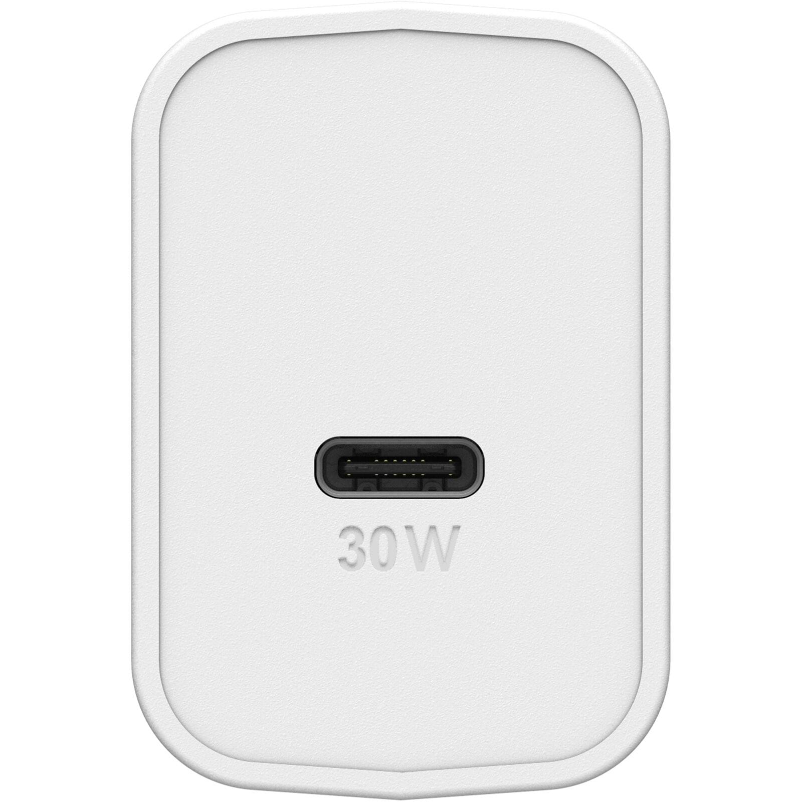 מטען בית Otterbox Premium דגם USB-C 30W לבן
