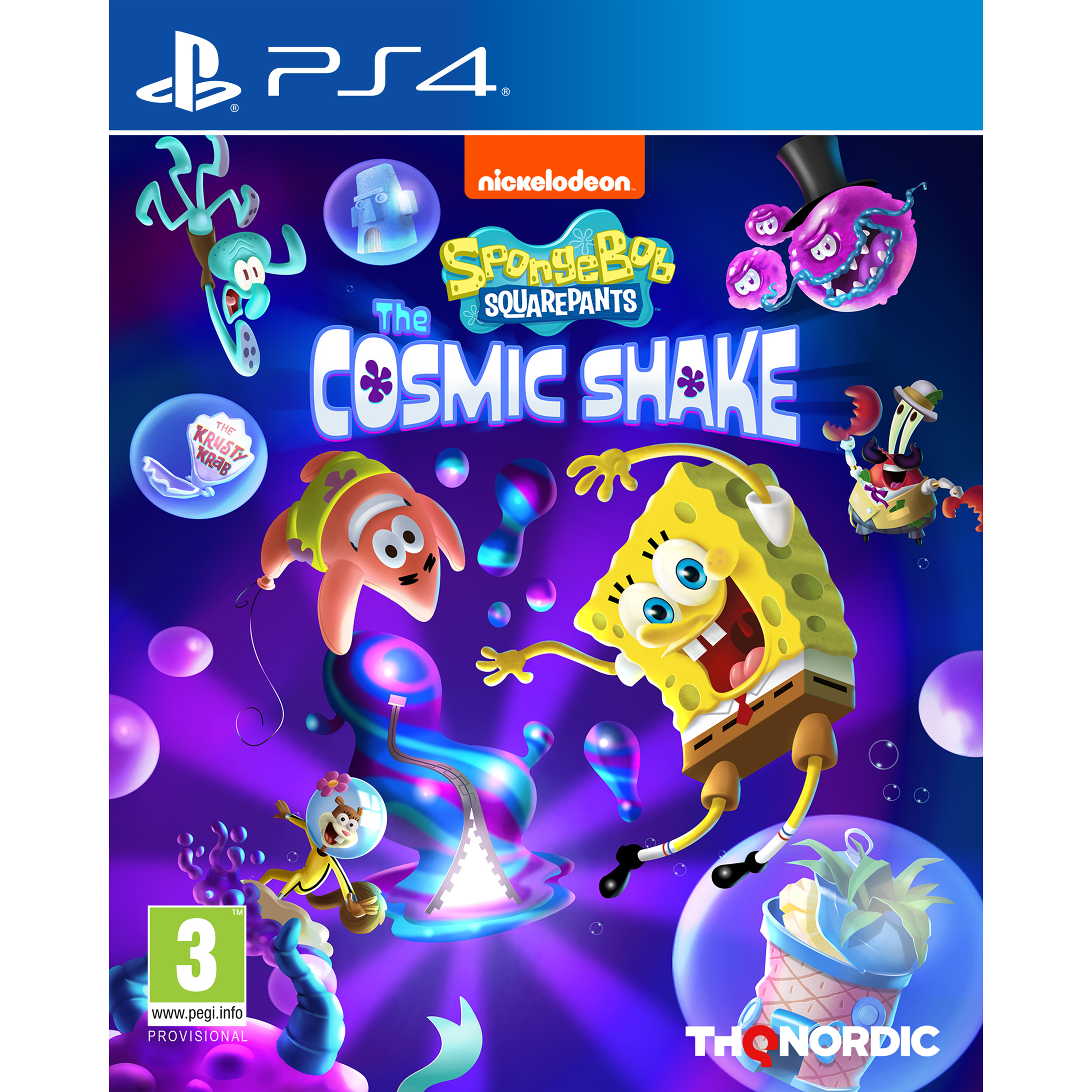 SpongeBob SquarePants Cosmic Shake PS5 מארז