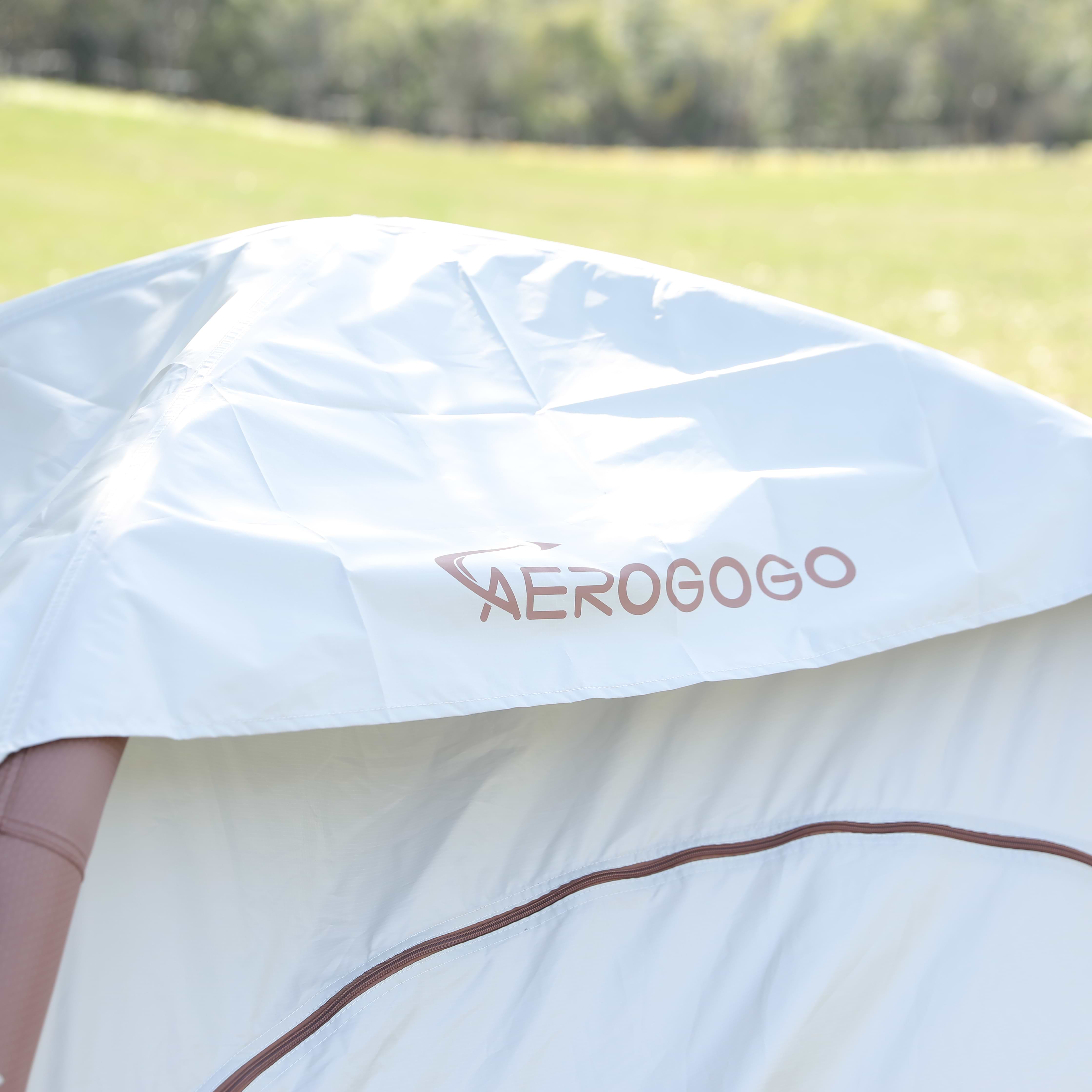 מציאות ועודפים - אוהל מתנפח חשמלי Aerogogo Giga ZT1-01 - צבע כסוף שנה אחריות ע
