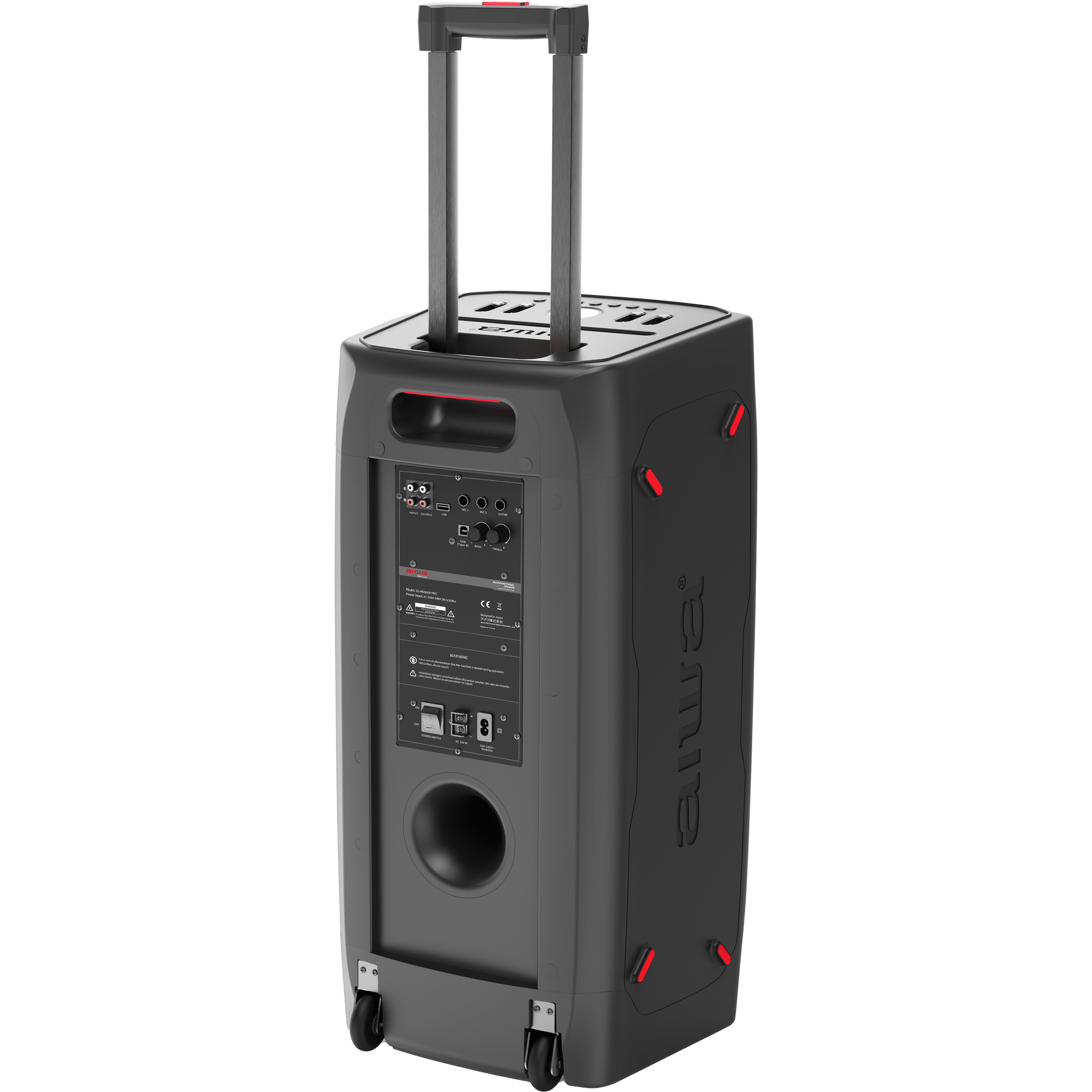 בידורית עם שני מיקרופונים אלחוטיים AIWA SS-X400DSP PRO2