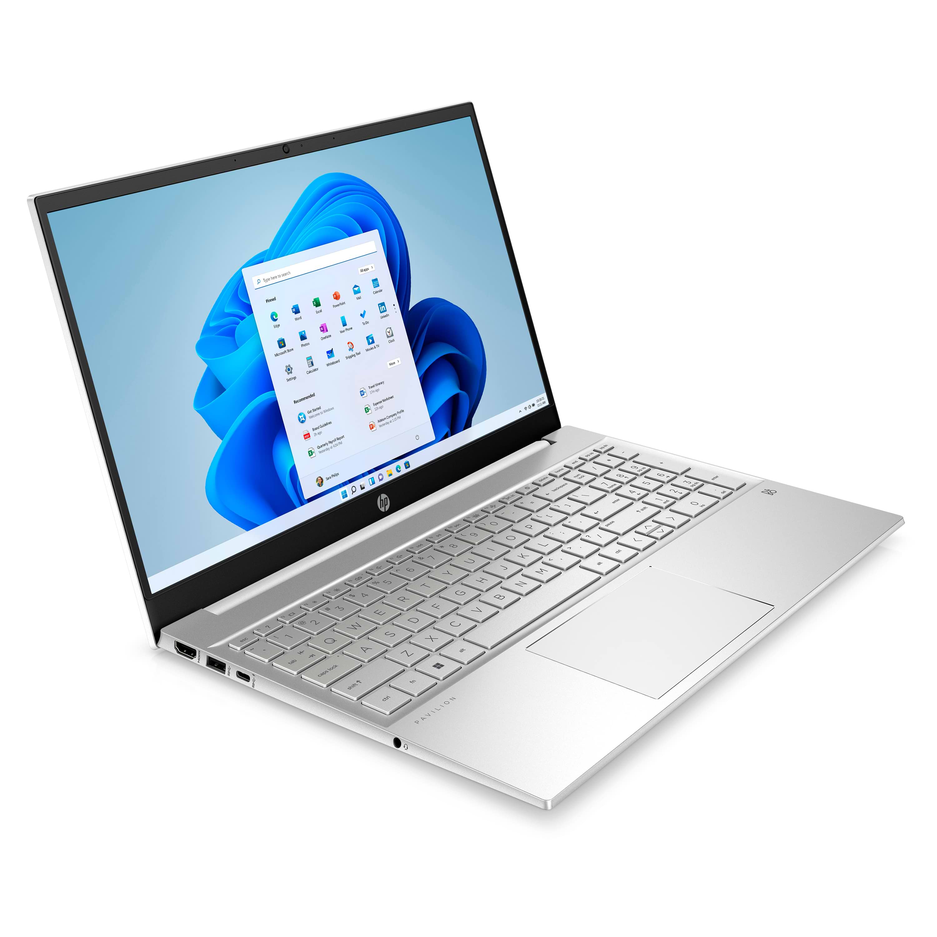 HP Core i5-1335U | 16GB  | 1TB -15.6 FHD- Natural Silver - 3Y  15-eg3006nj  מחשב נייד טכנו