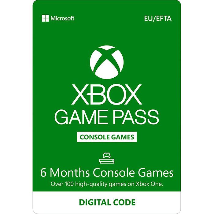 מנוי דגיטלי שישה חודשים Xbox Game Pass Console 