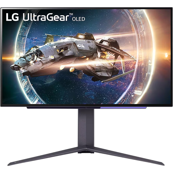 מסך מחשב גיימינג 26.5'' LG UltraGear 27GR95QE-B G-Sync OLED QHD HDR10 0.03ms 240Hz - צבע שחור שלוש שנות אחריות עי היבואן הרשמי