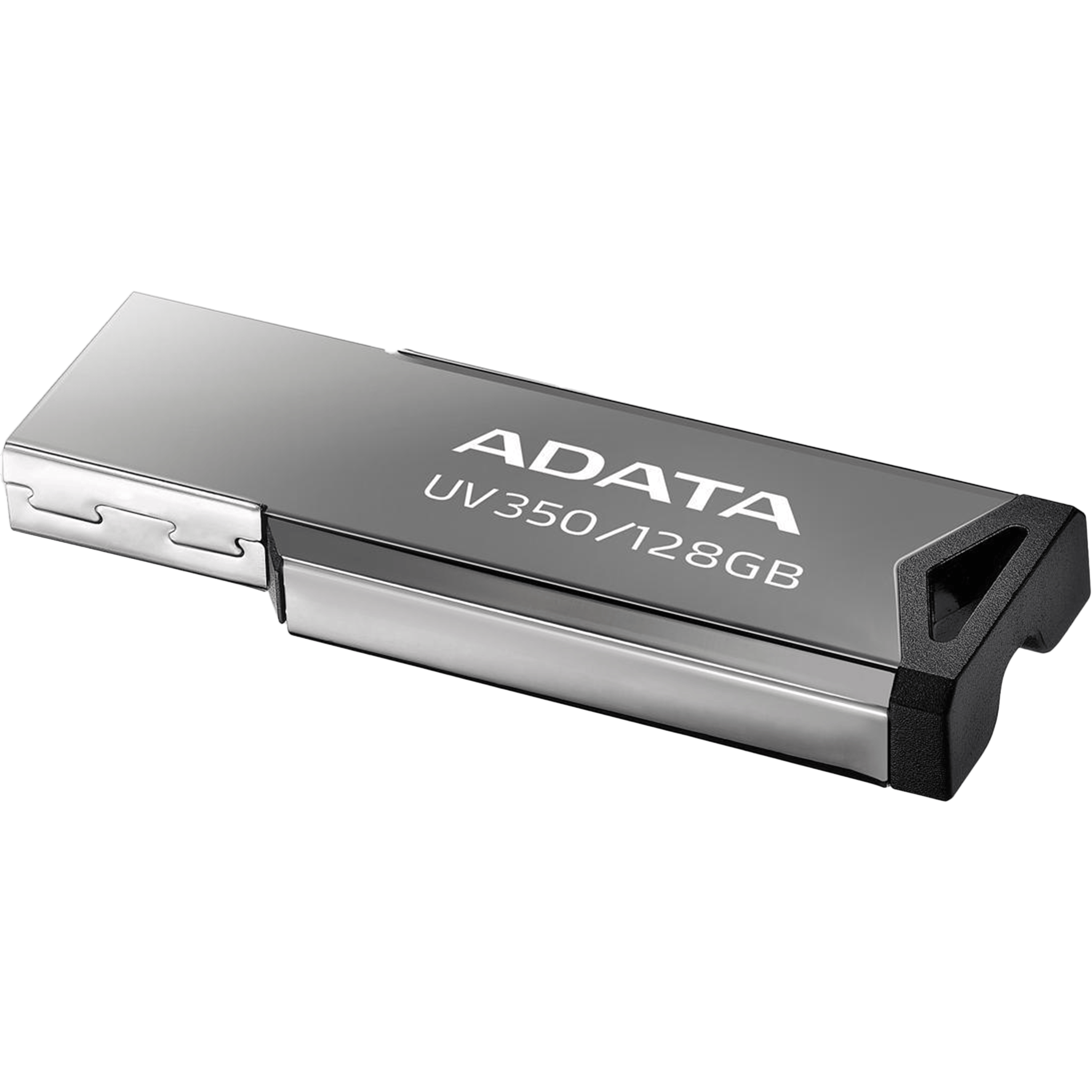 דיסק און קי ADATA USB 3.2 Flash Drive UV350 128GB - צבע כסף חמש שנות אחריות ע