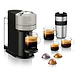 ماكينة قهوة NESPRESSO GCV1 VertuoNext فضي - مع מקציף ו 20 קפסולות  קפה במתנה