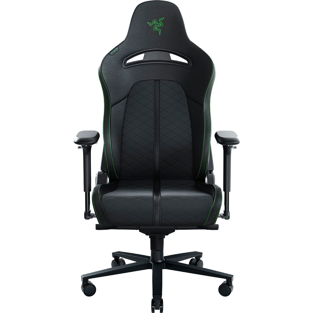 כיסא גיימינג Razer Enki  - צבע שחור עם ירוק שלוש שנות אחריות ע