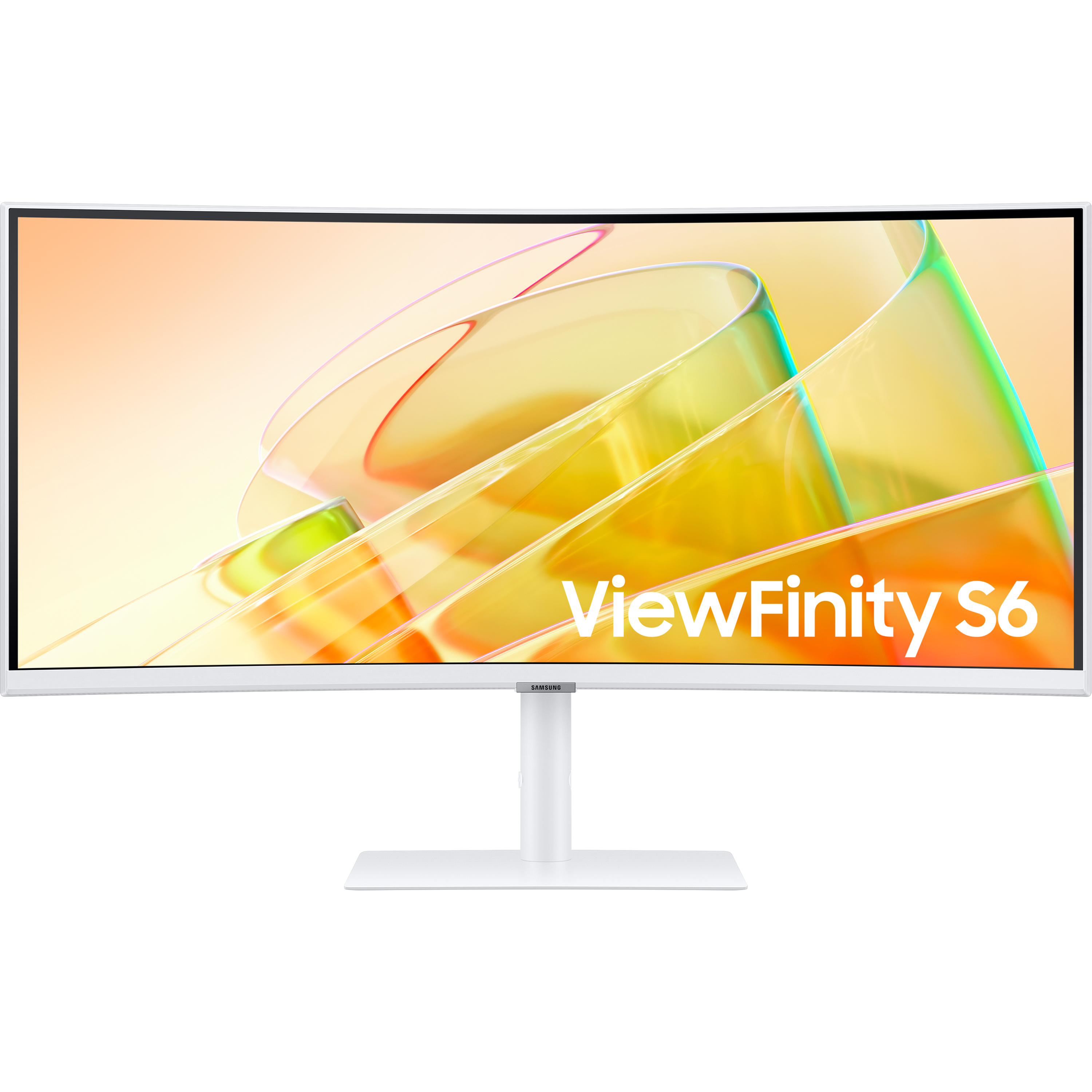 מסך מחשב 34'' Samsung ViewFinity S6 S34C650TAM FreeSync VA Thunderbolt 4 UWQHD 100Hz - צבע לבן שלוש שנות אחריות ע