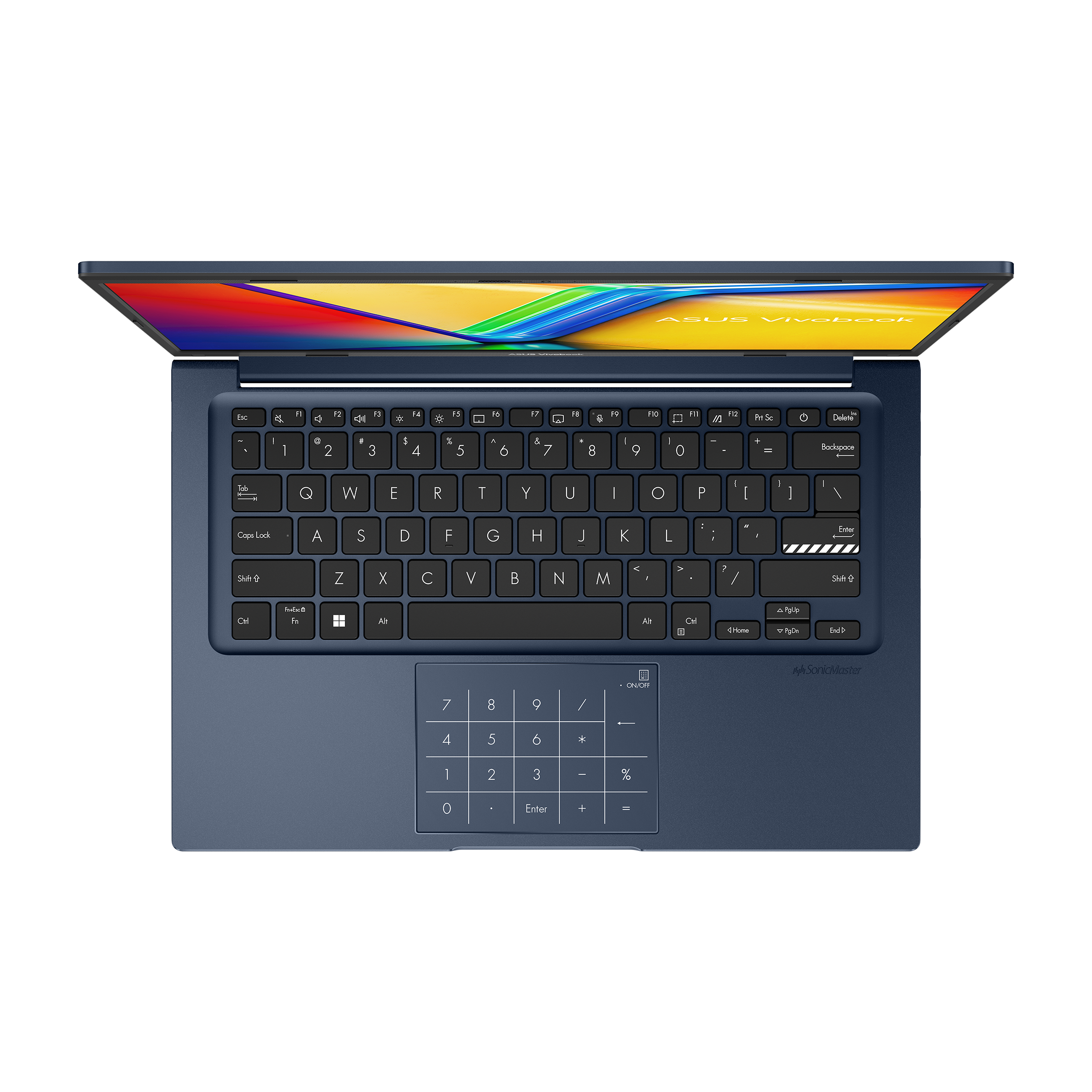 מחשב נייד Asus VivoBook 14 X1404ZA-NK087W - Core i3-1215U 512GB SSD 8GB RAM Windows 11 - צבע כחול שנה אחריות ע