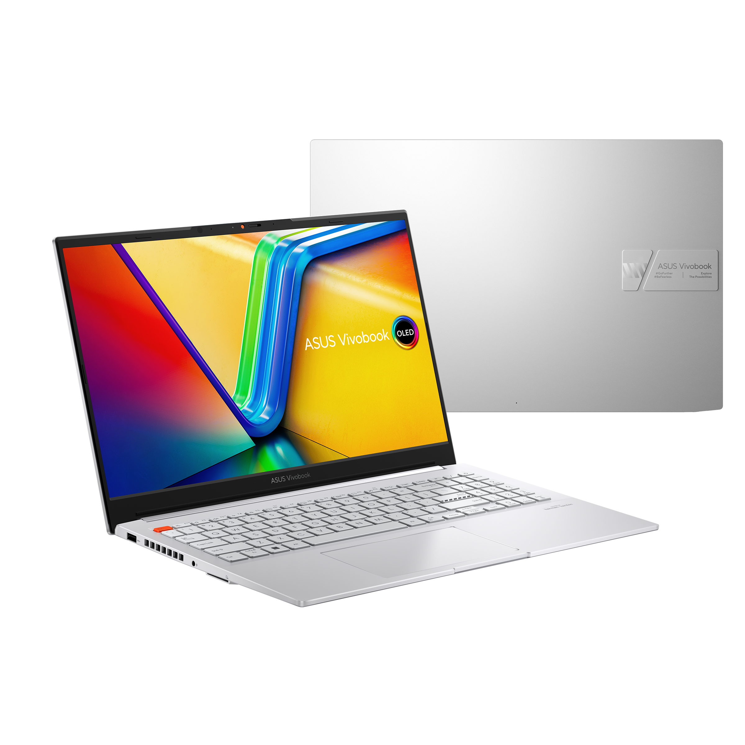 מחשב נייד Asus Vivobook Pro 15 OLED K6502VU-MA058W - Core i7-13700H RTX 4050 512GB SSD 16GB RAM Windows 11 - צבע כסוף שלוש שנות אחריות ע
