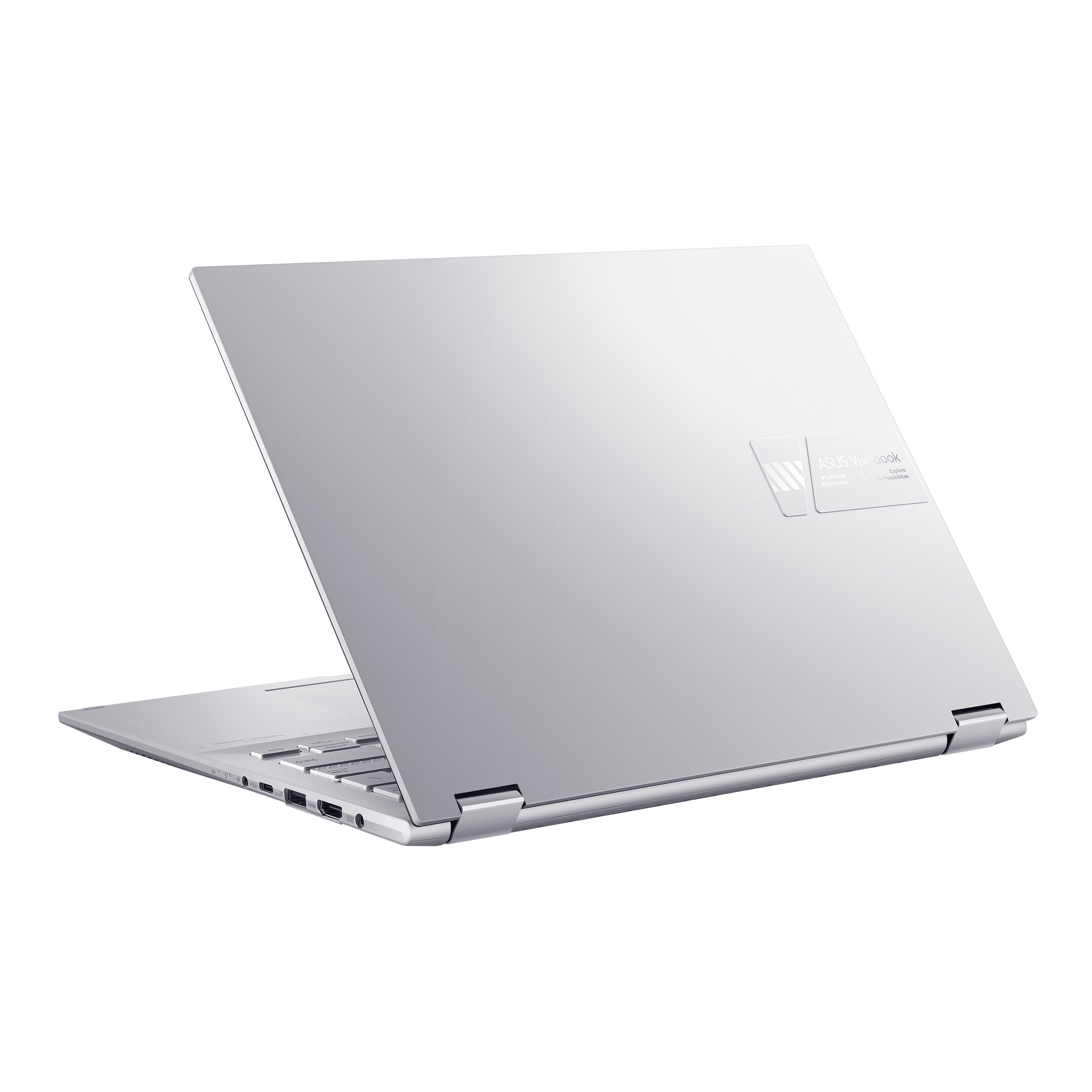 מחשב נייד עם מסך מגע Asus Vivobook S 14 Flip OLED TP3402VA-KN058W - Core i5-13700H 1TB SSD 16GB RAM Windows 11 - צבע כסוף שנה אחריות ע