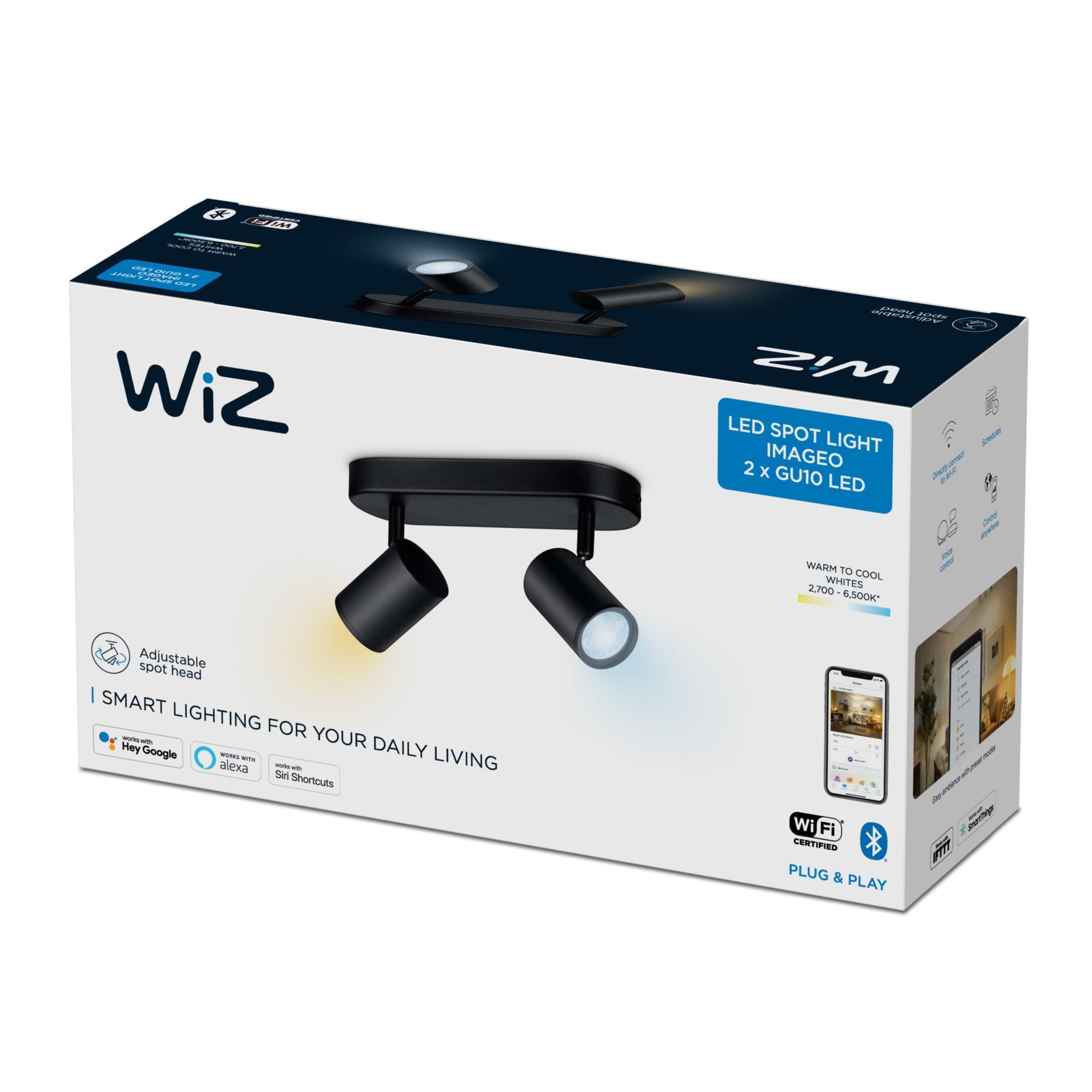 Wiz IMAGEO WiZ Spots 2x5W B 27-65K TW גוף תאורה