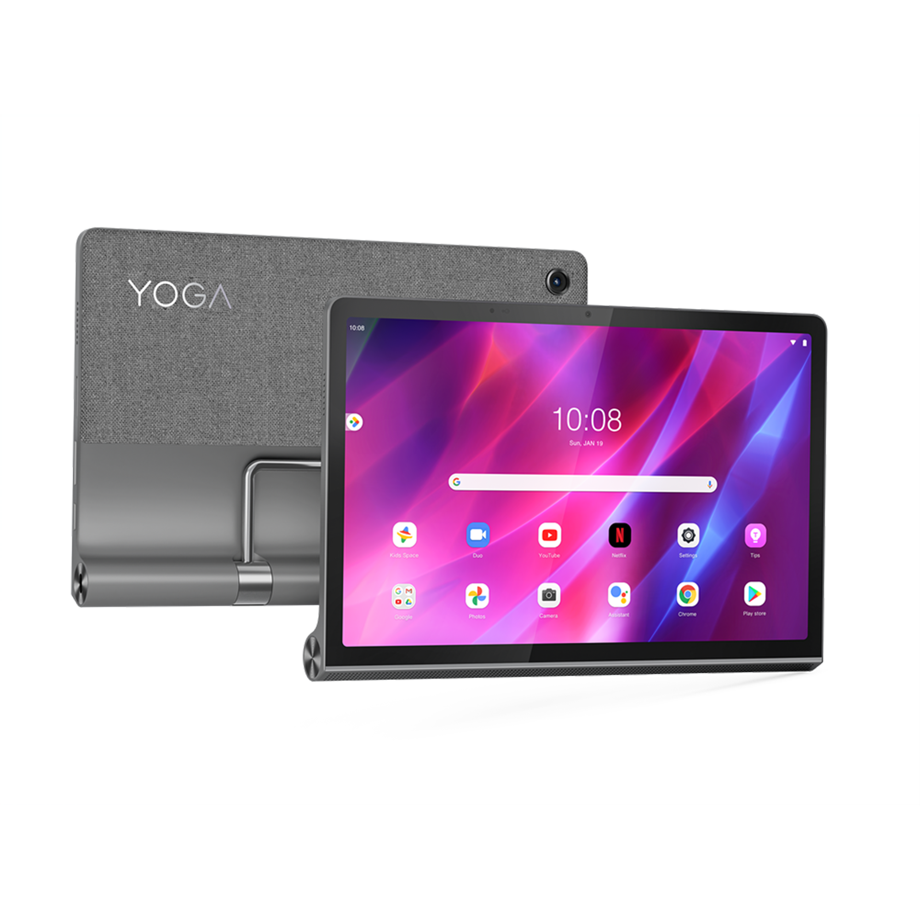 جهاز لوحي Lenovo Yoga Tab 11 YT-J706F ZA8X0060IL 2K 128GB 4GB RAM - لون رمادي ضمان لمدة عام من قبل المستورد الرسمي
