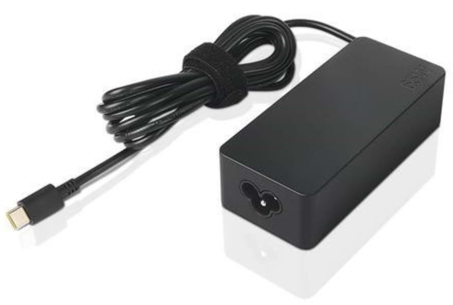 מטען למחשב נייד Lenovo USB-C 45W AC Adapter  - צבע שחור שנה אחריות ע"י יבואן הרשמי