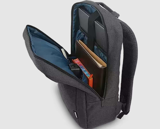 תיק גב למחשב נייד Lenovo 15.6" Laptop Casual Backpack Black B210 - צבע שחור שנה אחריות ע"י יבואן הרשמי