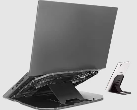 סטנד למחשב נייד Lenovo 2-in-1 Laptop Stand - צבע שחור