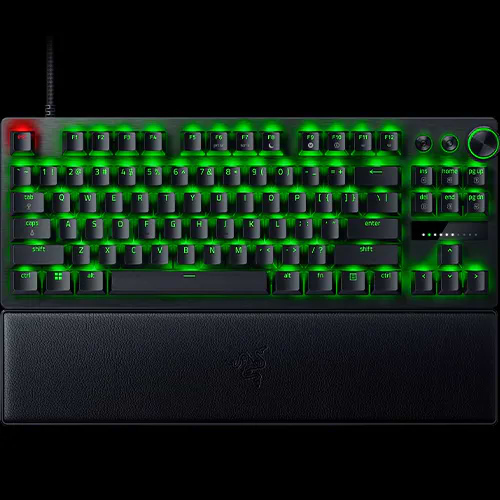 מקלדת גיימינג חוטית Razer Huntsman V3 Pro - צבע שחור שנתיים אחריות ע"י היבואן הרשמי