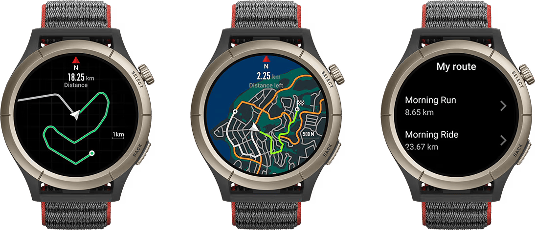 שעון ספורט חכם Amazfit Cheetah Pro GPS 47mm - צבע שחור שנה אחריות ע"י היבואן הרשמי