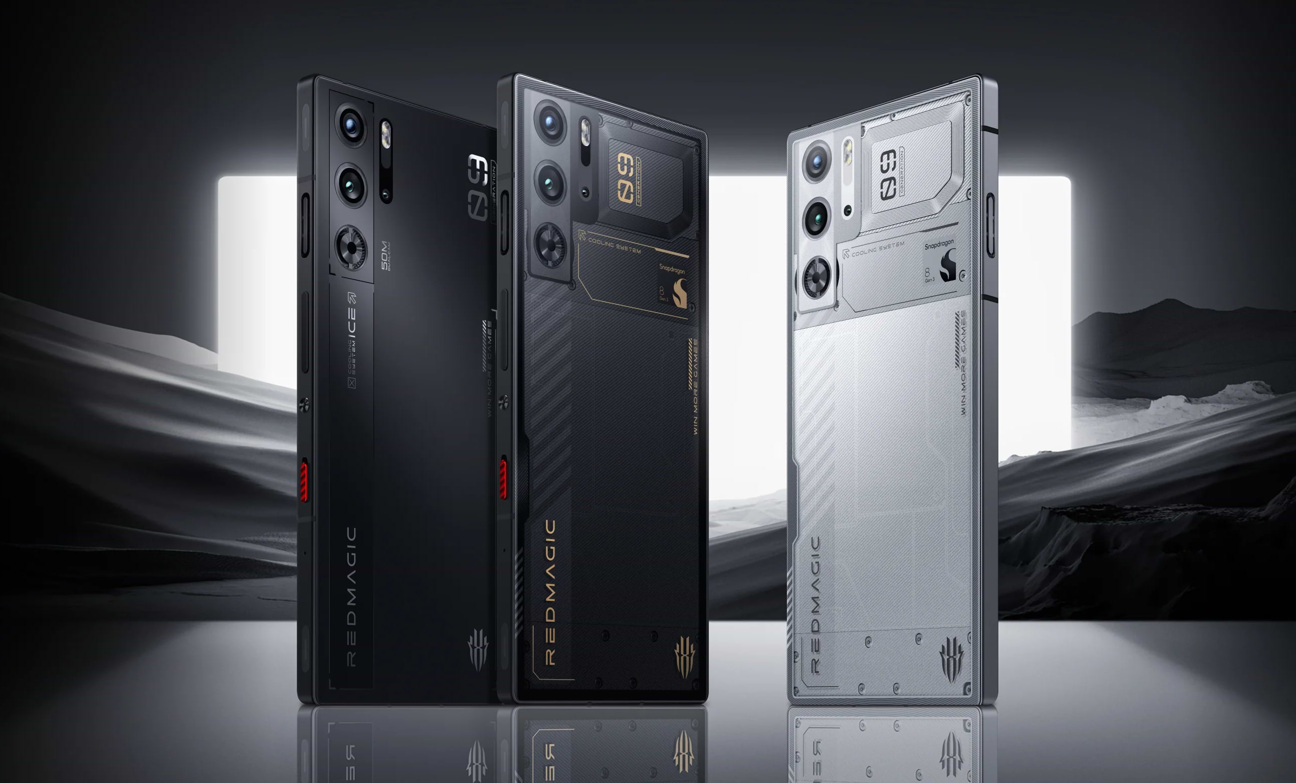 סמארטפון ZTE nubia RedMagic 9 Pro 5G 256GB 12GB RAM - צבע שחור שנה אחריות ע"י היבואן הרשמי