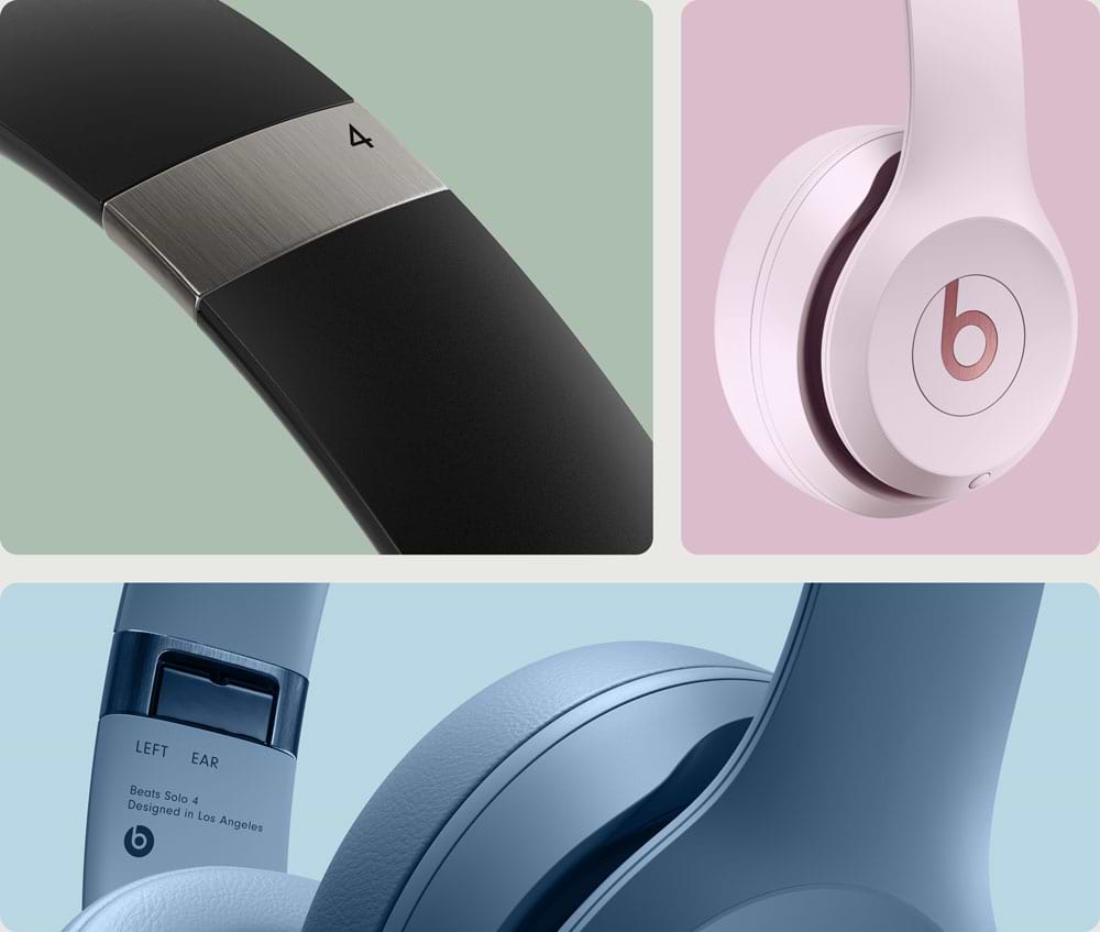 Beats Solo 4 - אוזניות קשת אלחוטיות בצבע שחור מט שנה אחריות ע״י היבואן הרשמי 