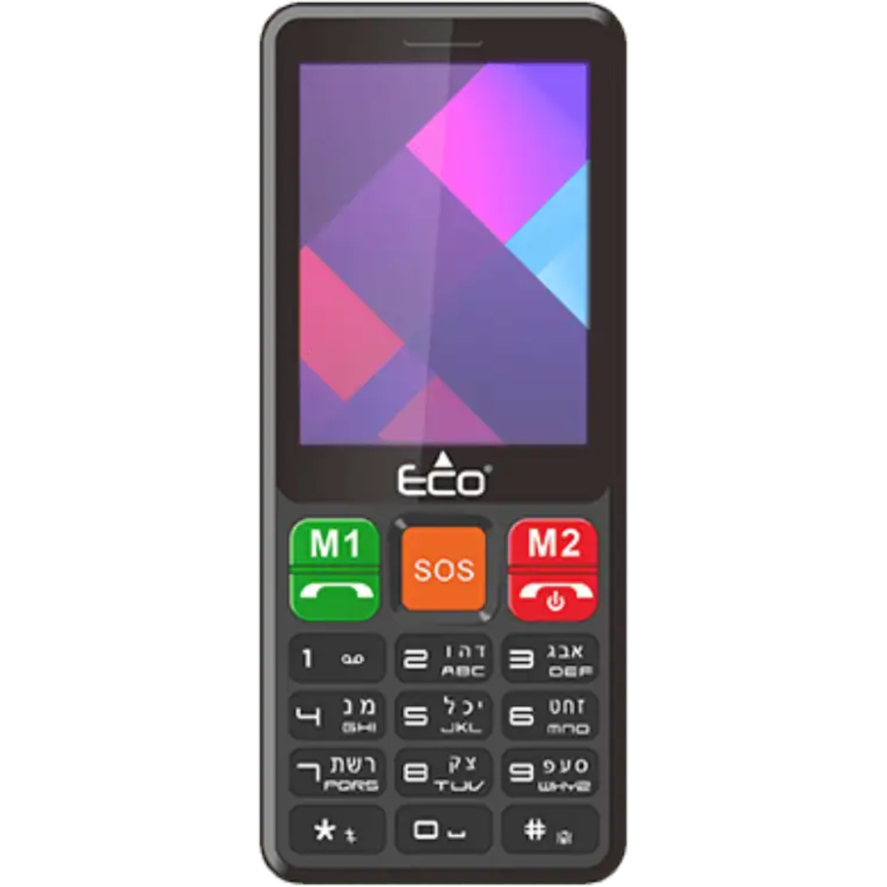 טלפון סלולרי עם מסך 2.8" ECO Phone BAR 4G - צבע שחור