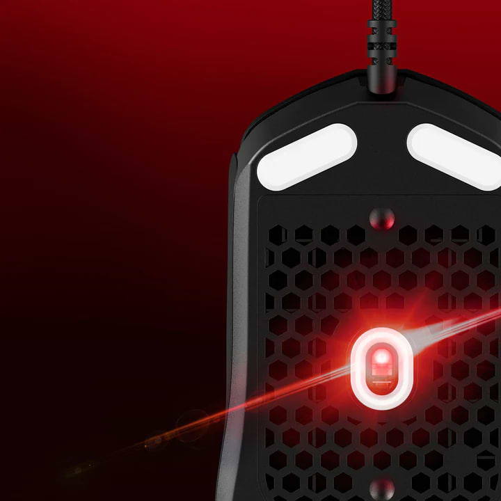 עכבר גיימינג חוטי HyperX Pulsefire Haste 2 - צבע לבן שנתיים אחריות ע"י היבואן הרשמי