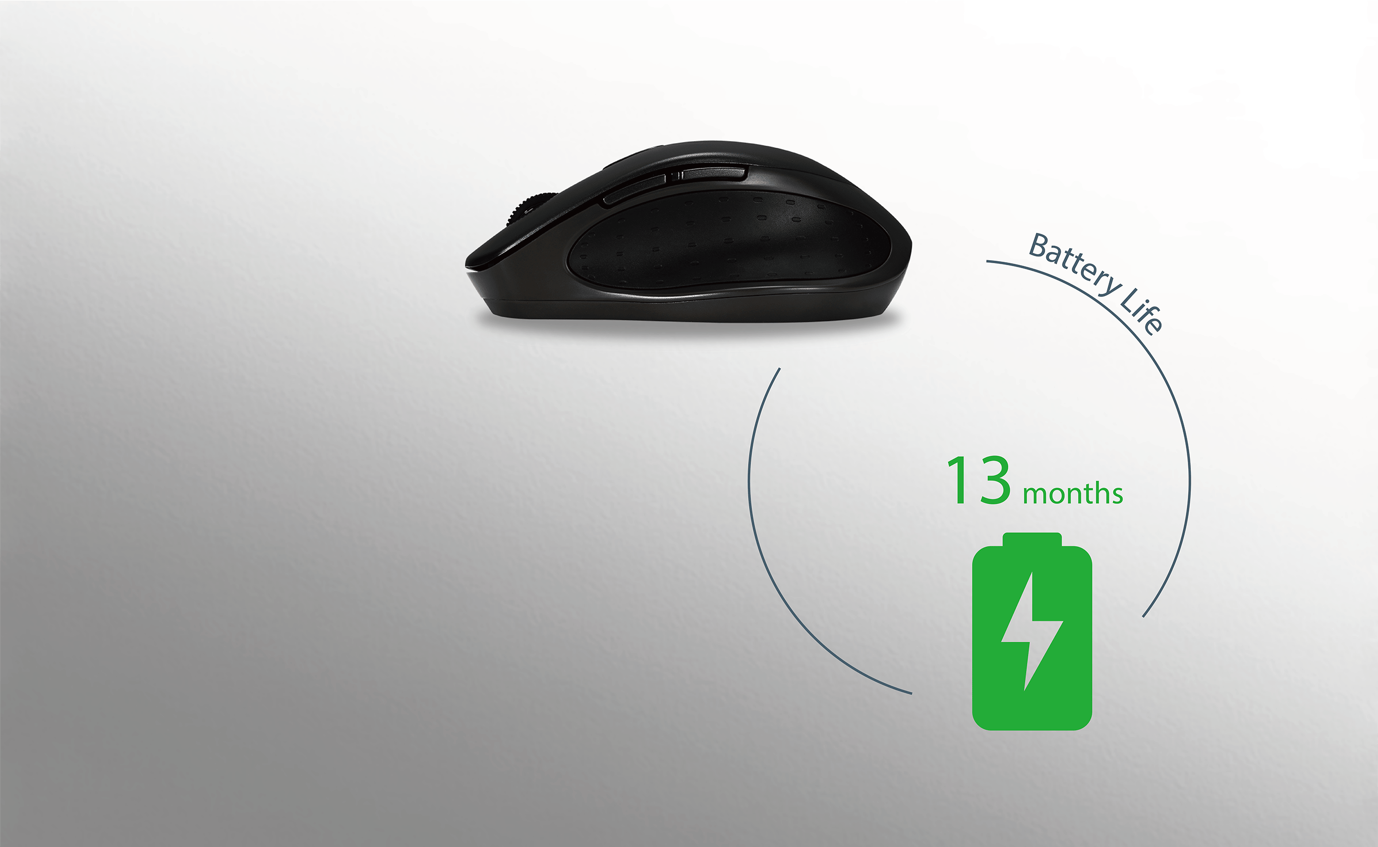 עכבר אלחוטי Asus MW203 - צבע שחור שנה אחריות ע"י היבואן הרשמי