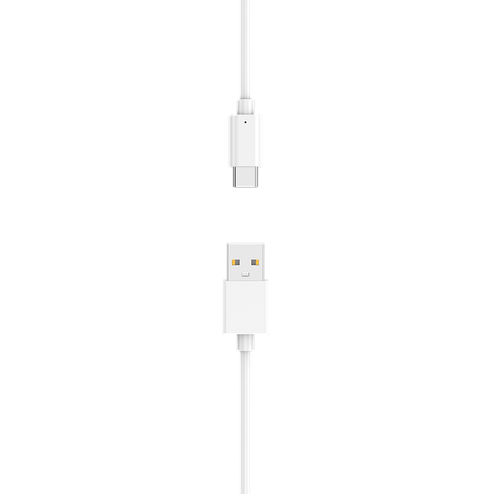 כבל טעינה Mower USB A to USB-C באורך 1 מטר - צבע לבן
