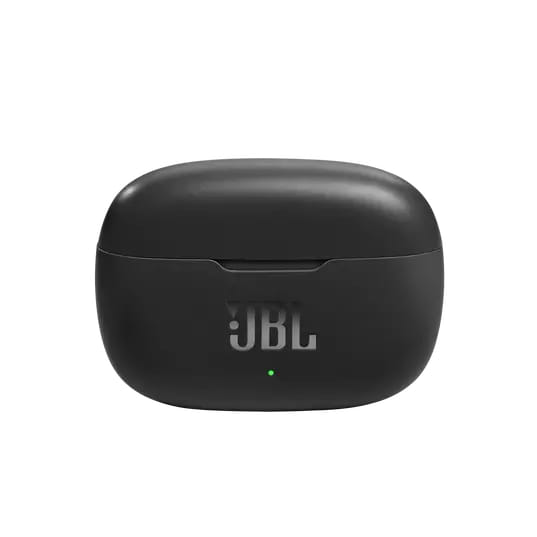 אוזניות אלחוטיות JBL Wave 200 TWS  - צבע שחור שנה אחריות ע