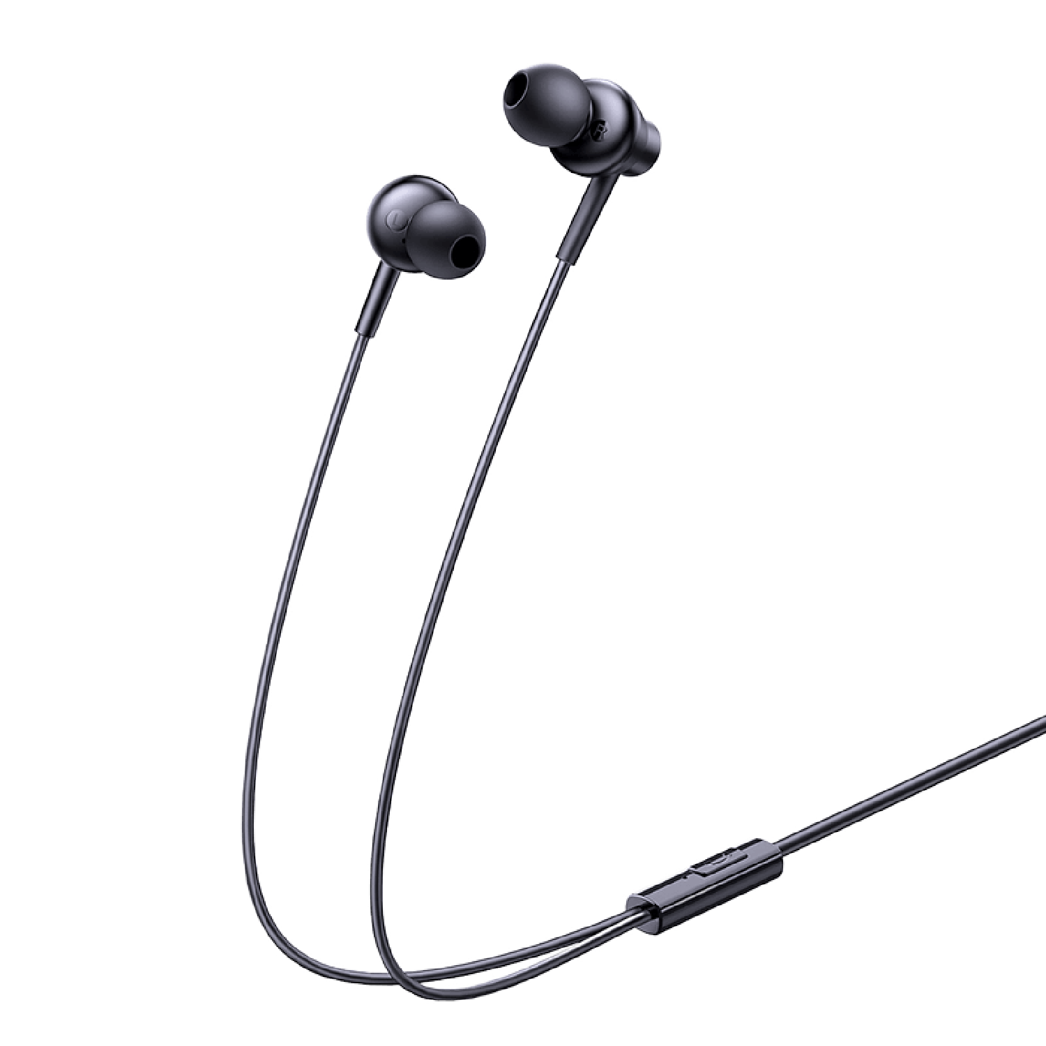 אוזניות חוטיות Baseus Encok HZ11 - צבע שחור שנה אחריות ע