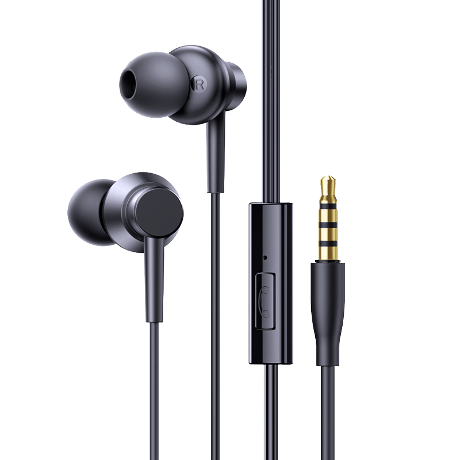 אוזניות חוטיות Baseus Encok HZ11 - צבע שחור שנה אחריות ע