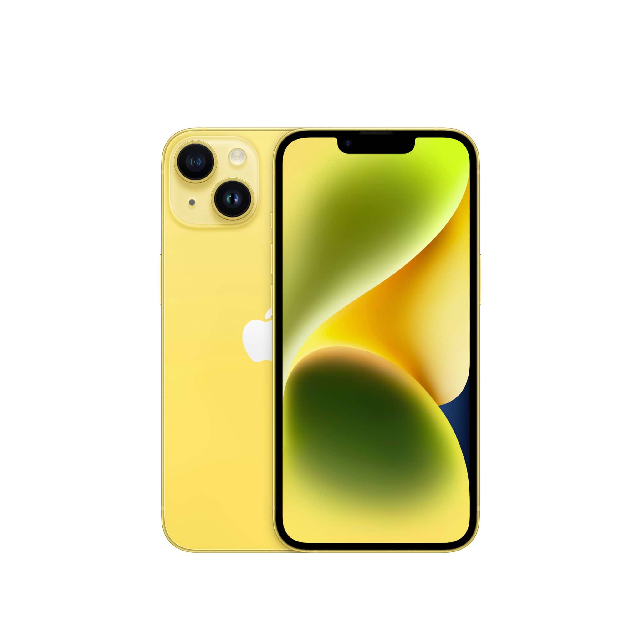 סמארטפון Apple iPhone 14 128GB - צבע צהוב שנה אחריות ע