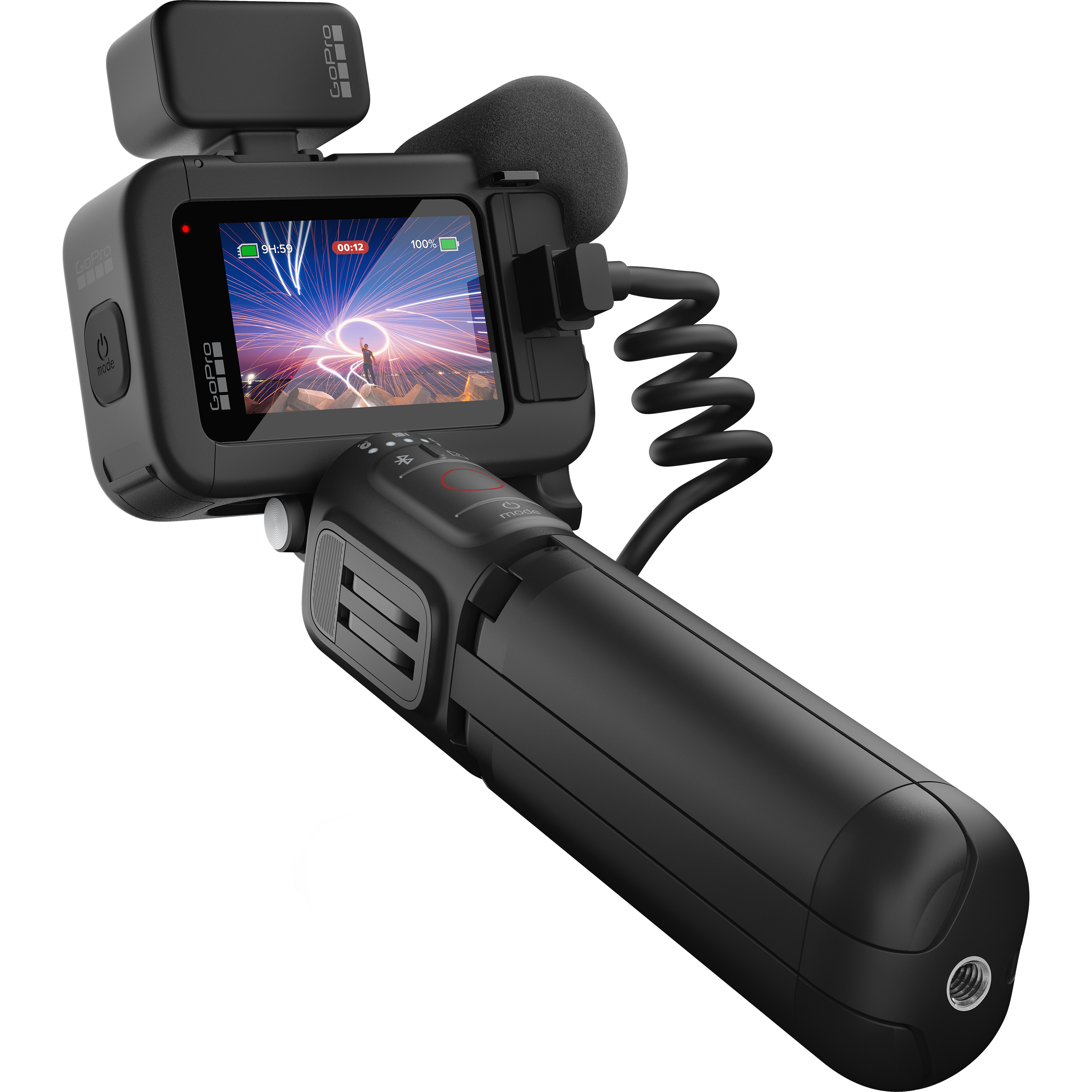 מצלמת אקסטרים GoPro Hero 12 Black Creator Edition - צבע שחור שנתיים אחריות ע