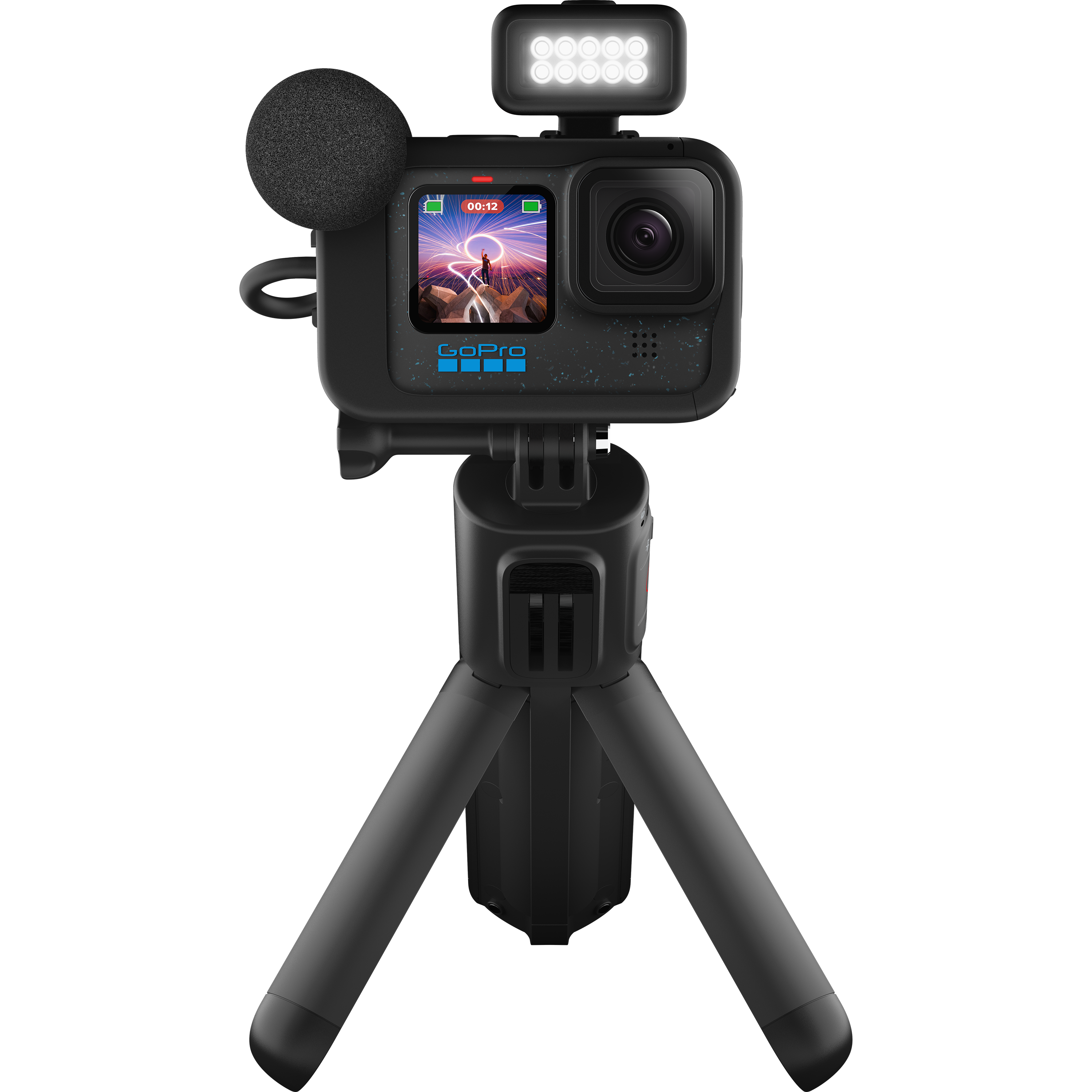 מצלמת אקסטרים GoPro Hero 12 Black Creator Edition - צבע שחור שנתיים אחריות ע