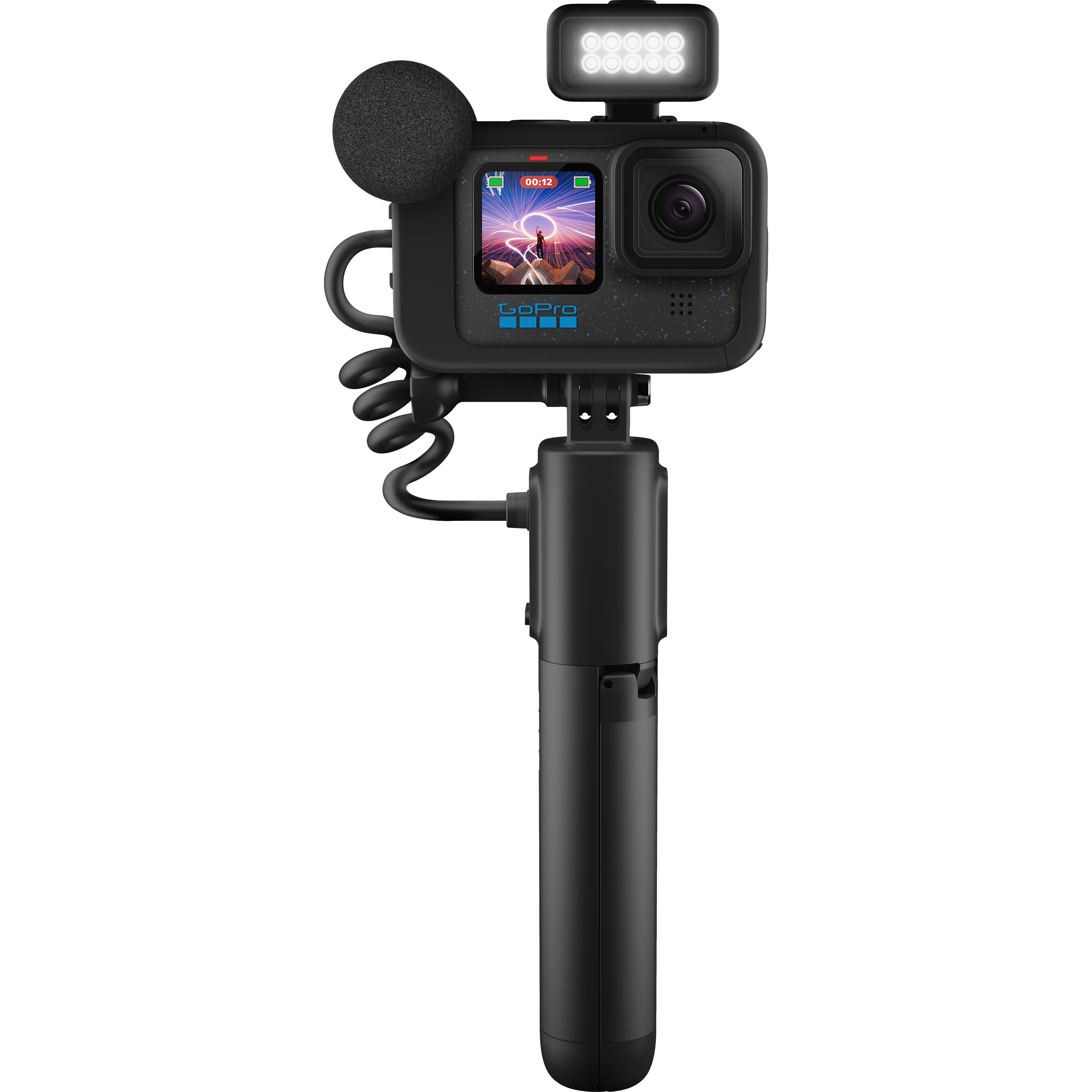 מצלמת אקסטרים GoPro Hero 12 Black Creator Edition - צבע שחור שנתיים אחריות ע