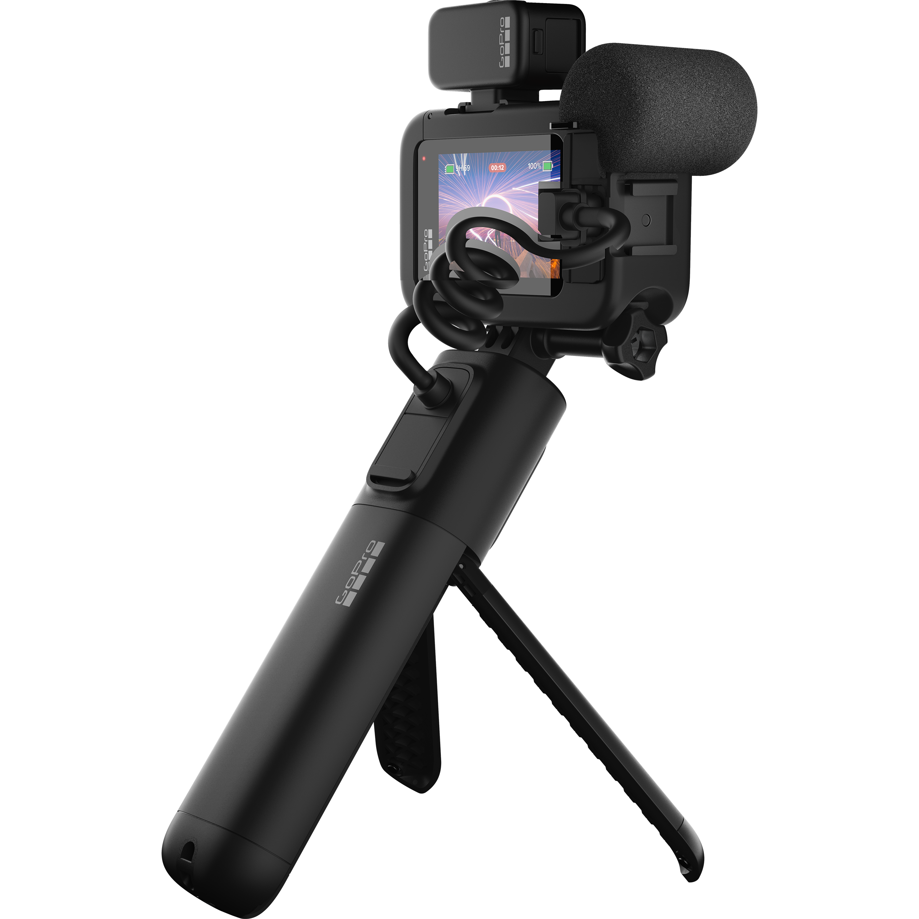 מצלמת אקסטרים GoPro Hero 12 Black Creator Edition - צבע שחור שנתיים אחריות ע