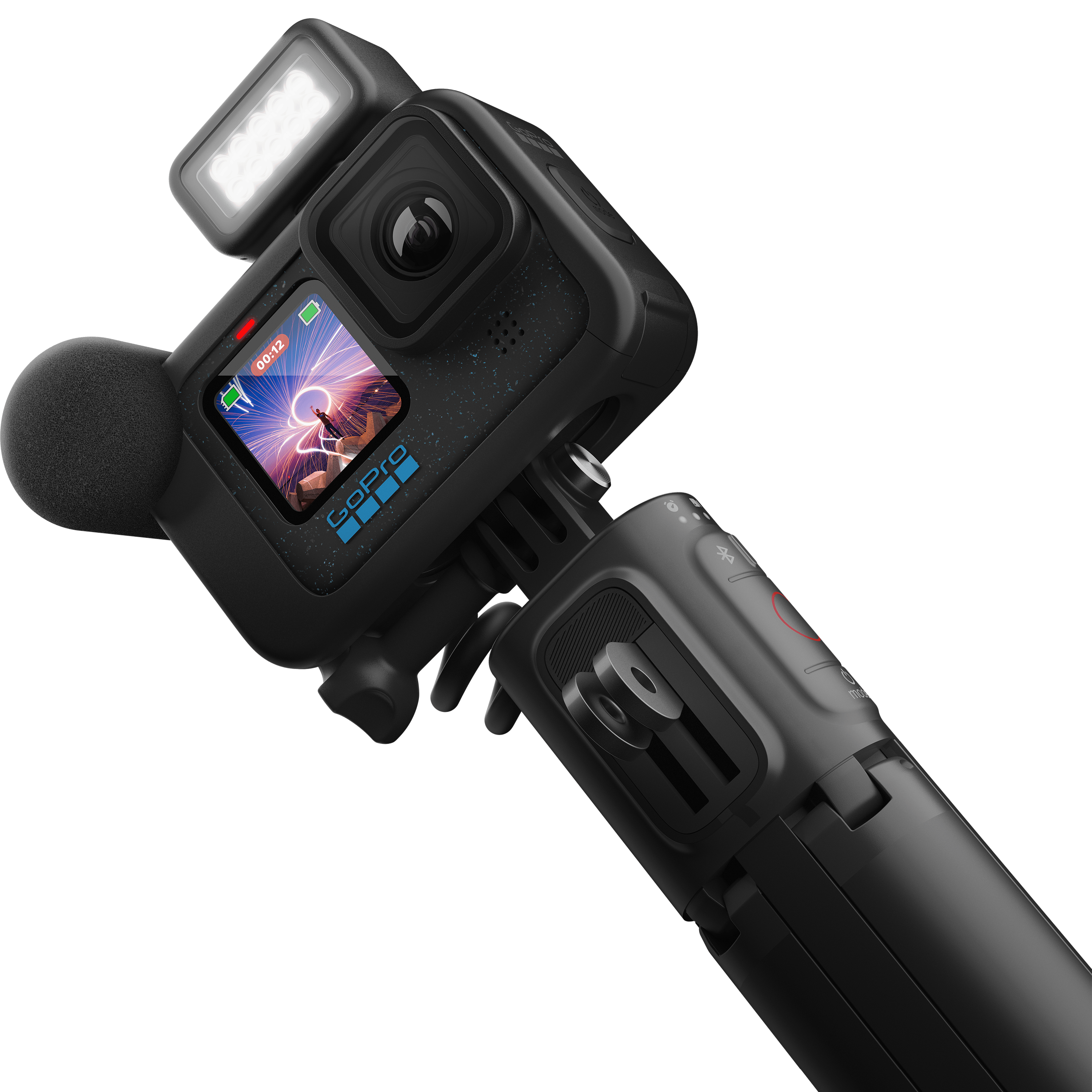 מצלמת אקסטרים GoPro Hero 12 Black Creator Edition - צבע שחור שנתיים אחריות ע