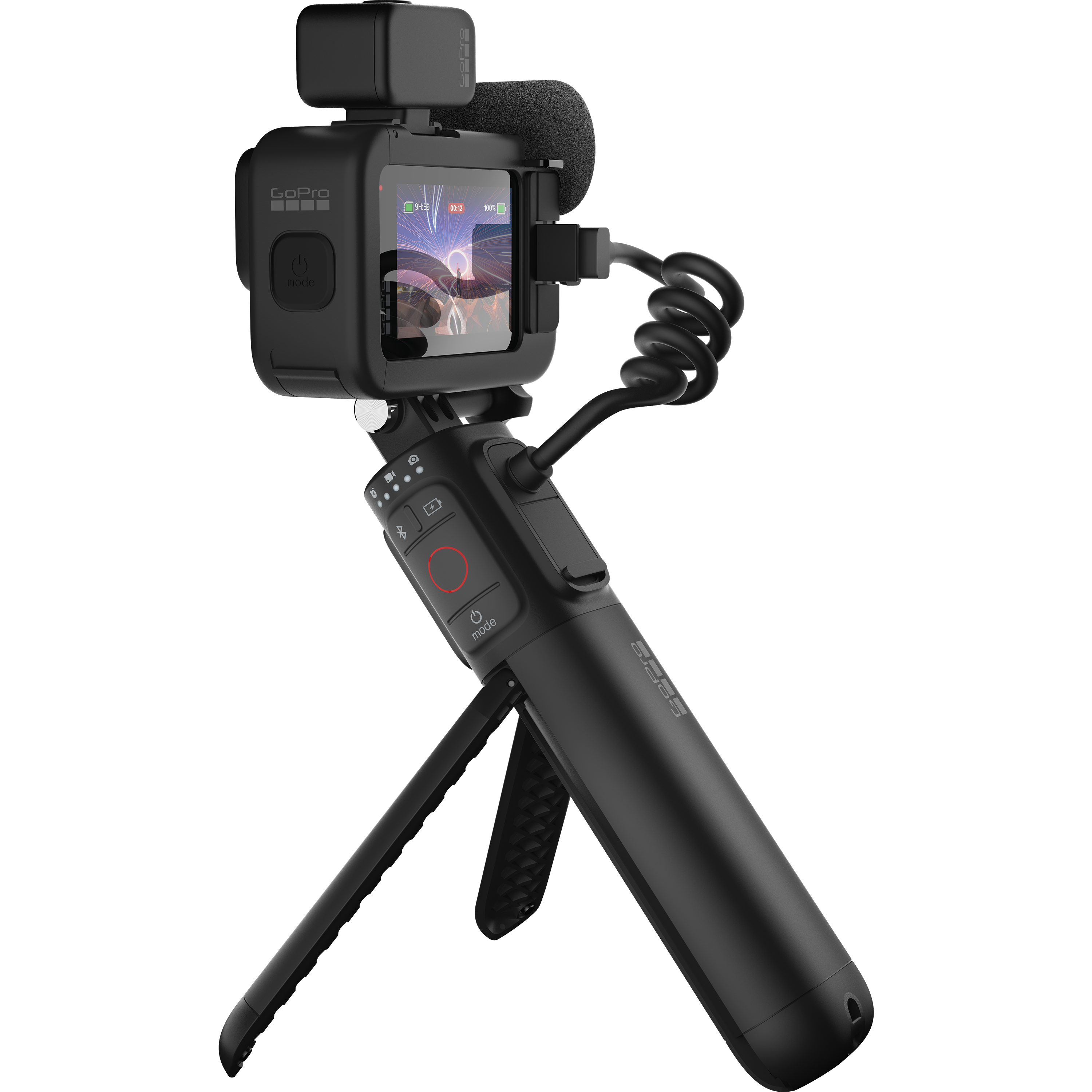 מצלמת אקסטרים GoPro Hero 12 Black Creator Edition - צבע שחור שנתיים אחריות ע