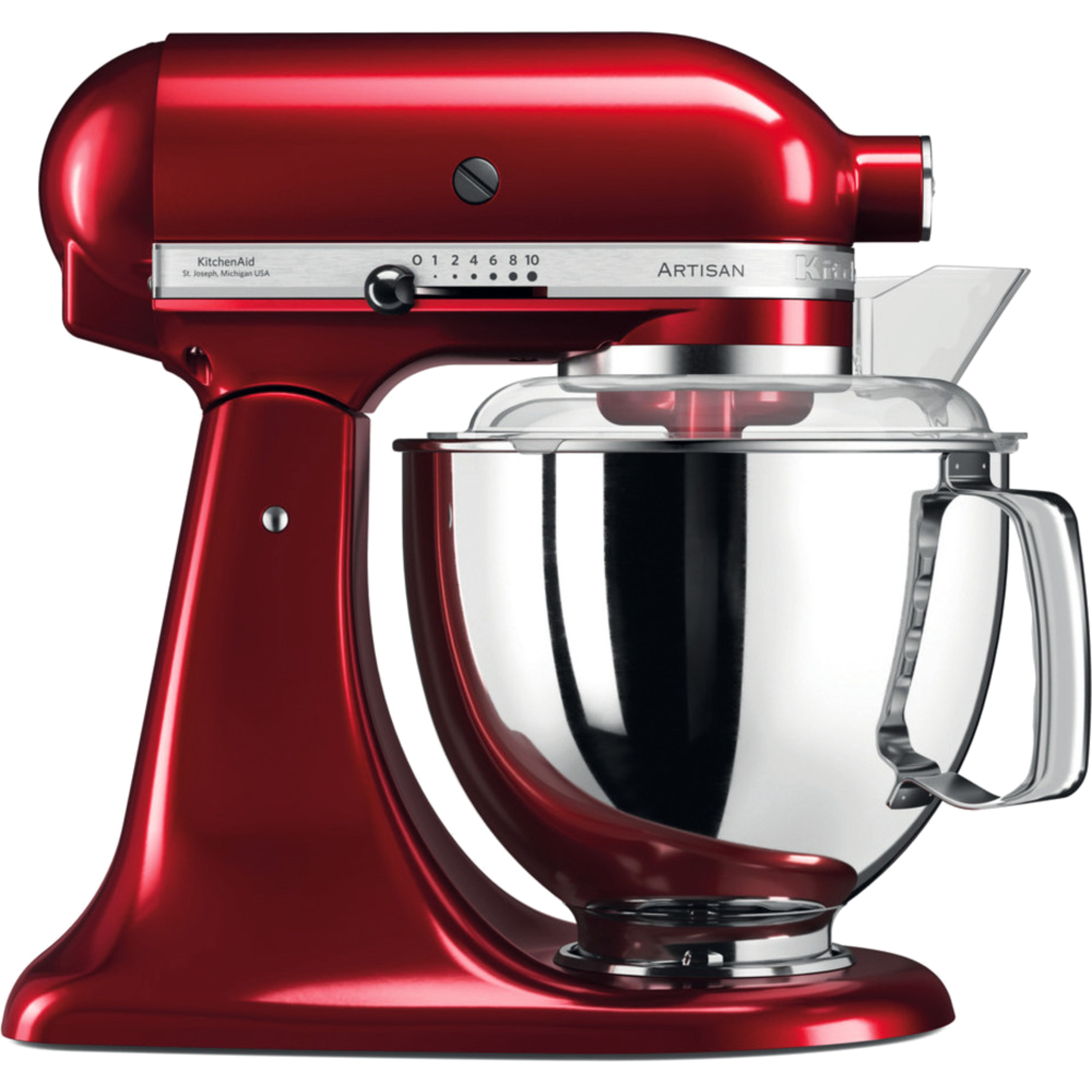 מיקסר עם זוג קערות בנפחים שונים KitchenAid 5KSM175EICA צבע אדום תפוח - אחריות ע