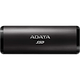 כונן SSD חיצוני נייד ADATA SE760 USB 3.2 Gen 2 2TB - צבע שחור שלוש שנות אחריות ע"י יבואן רשמי