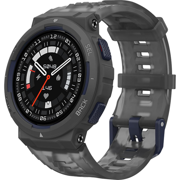 שעון חכם Amazfit Edge Active - צבע שחור חצות שנה אחריות ע"י יבואן רשמי