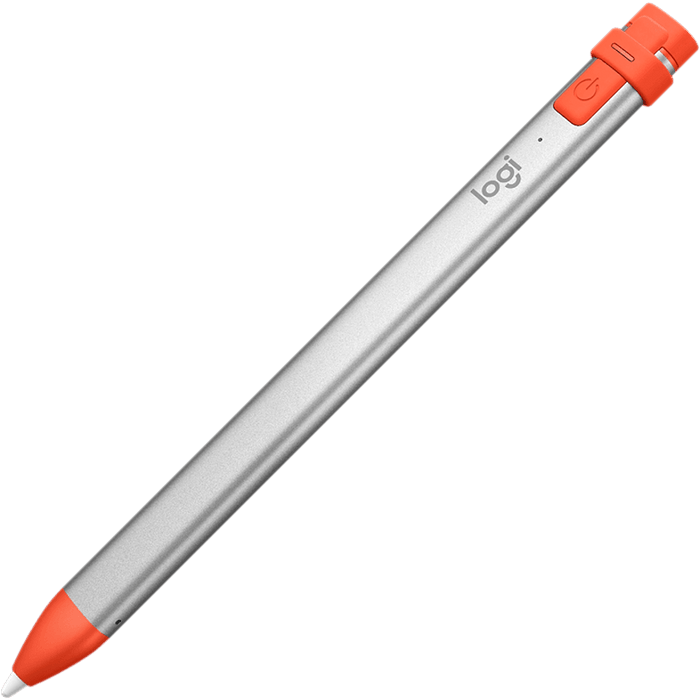 עט דיגיטלי לטאבלטים ואייפדים Logitech Crayon - צבע כסף שנתיים אחריות עי היבואן הרשמי
